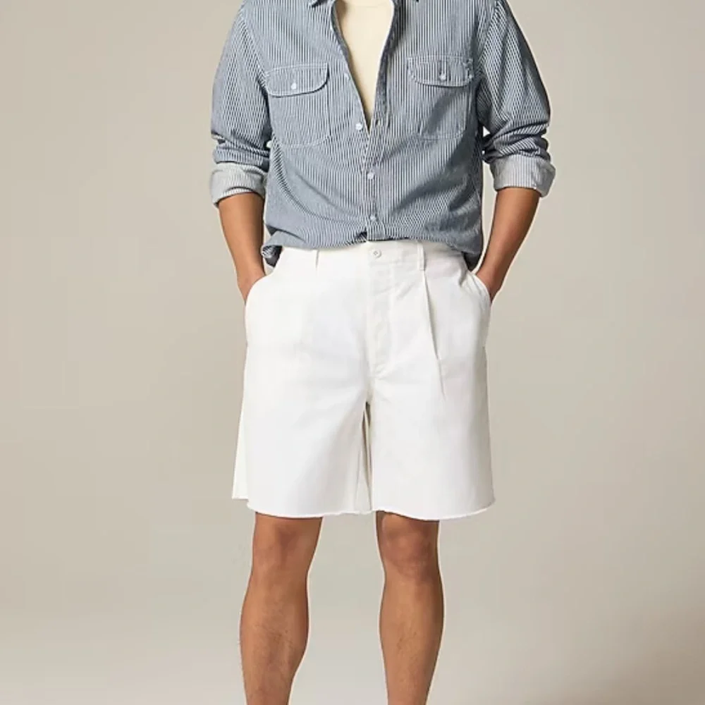 J crew white Wallace & Barnes 8